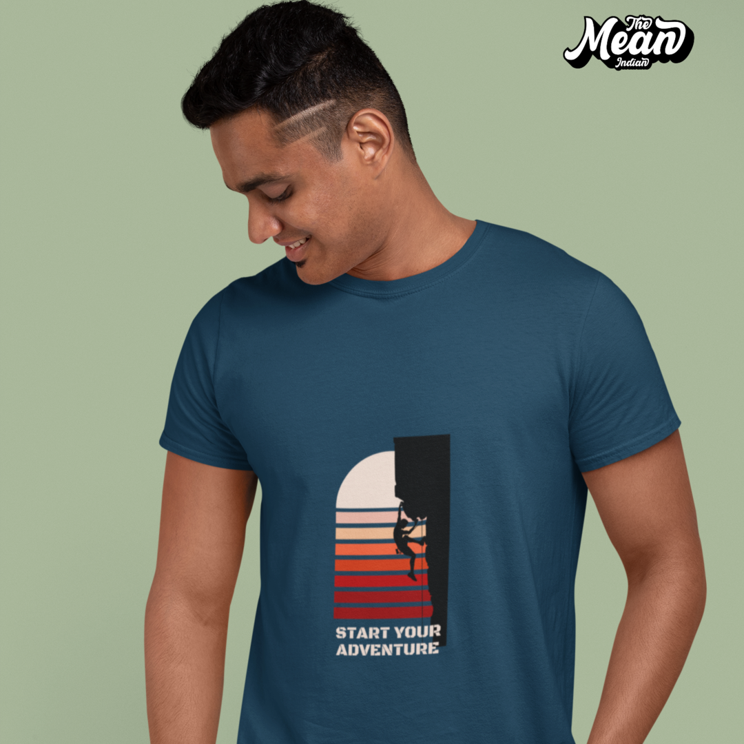 Start Your Adventure - Boring Men's T-shirt The Mean Indian Store