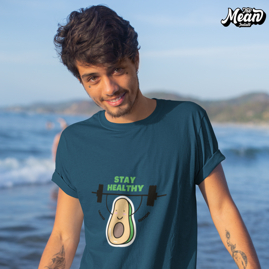 Stay Healthy - Boring Men's T-shirt The Mean Indian Store