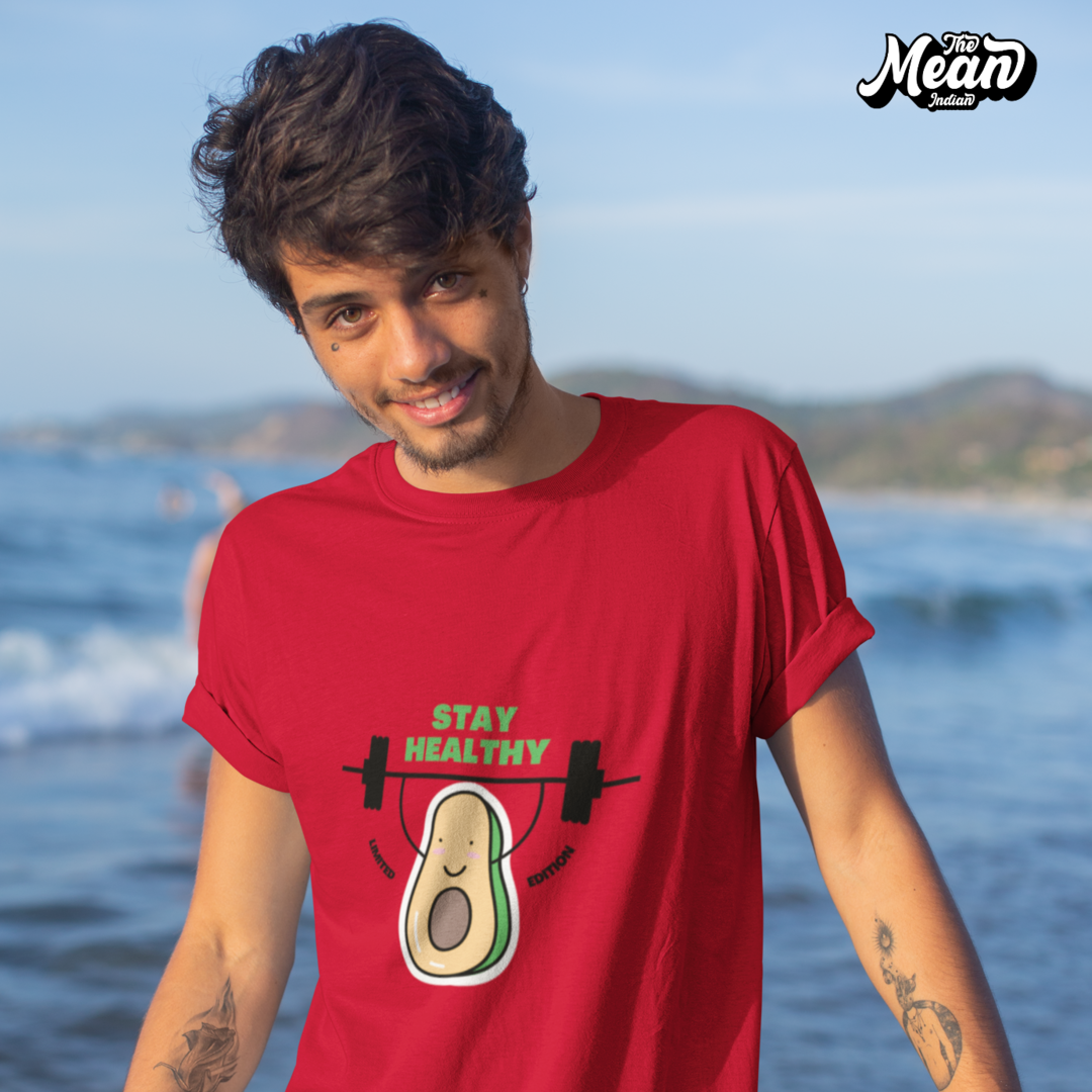 Stay Healthy - Boring Men's T-shirt The Mean Indian Store