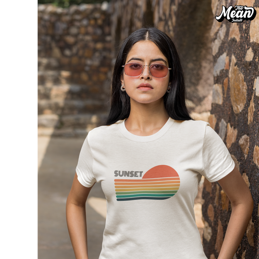 Sunset - Boring Women's T-shirt The Mean Indian Store