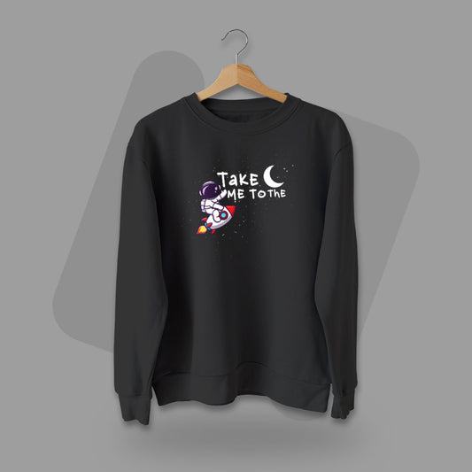Take Me to The Moon - Men Sweatshirt The Mean Indian Store