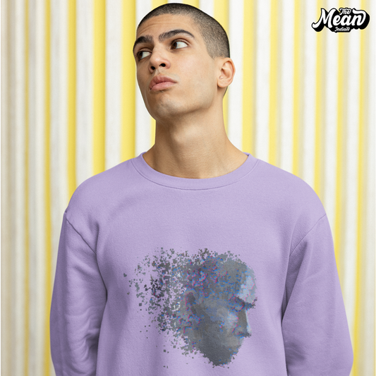 VR Face - Men's Iris Lavender Sweatshirt The Mean Indian Store
